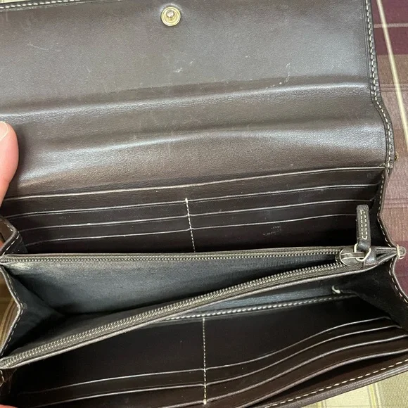 Gucci GG monogram Canvas lovely Heart long Wallet-Brown - Picture 5 of 7